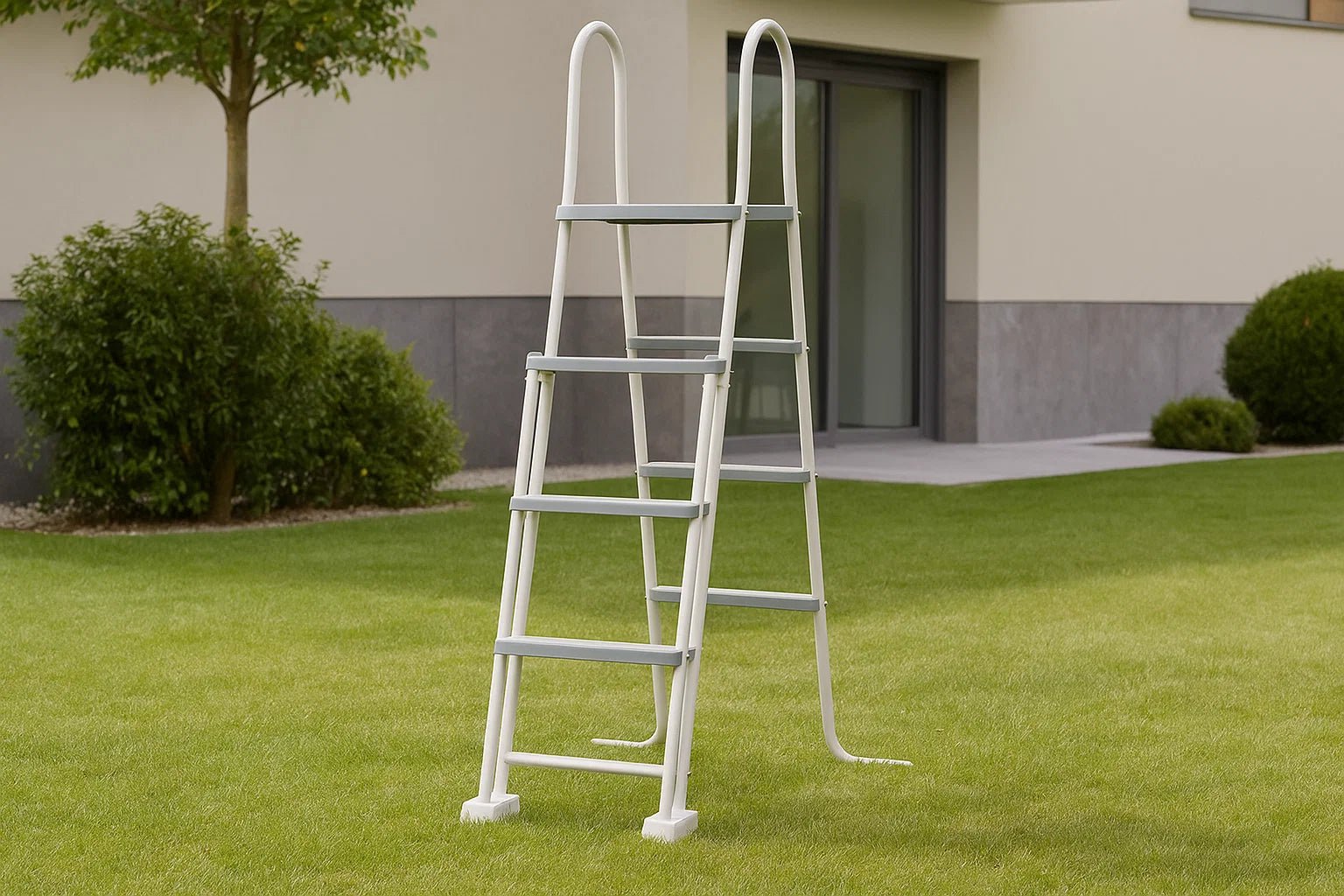 Gre - Piscina Wet ovalada chapa blanca depuradora - BricoandPool