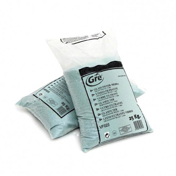 Gre - Saco de vidrio filtrante 25 kg VF025 - BricoandPool