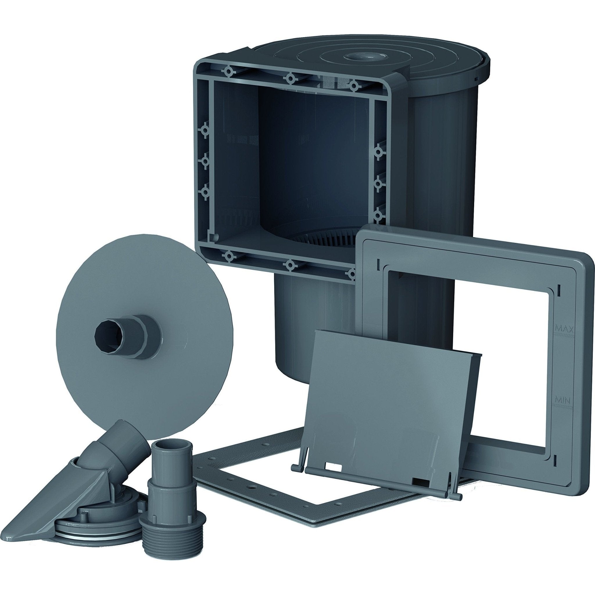 Gre - Skimmer y boquilla de impulsión Gris AR100G - BricoandPool