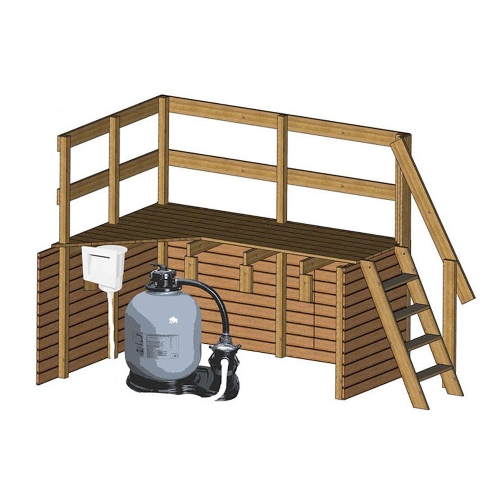 Gre - Tarima local técnico de madera DECK1 - BricoandPool