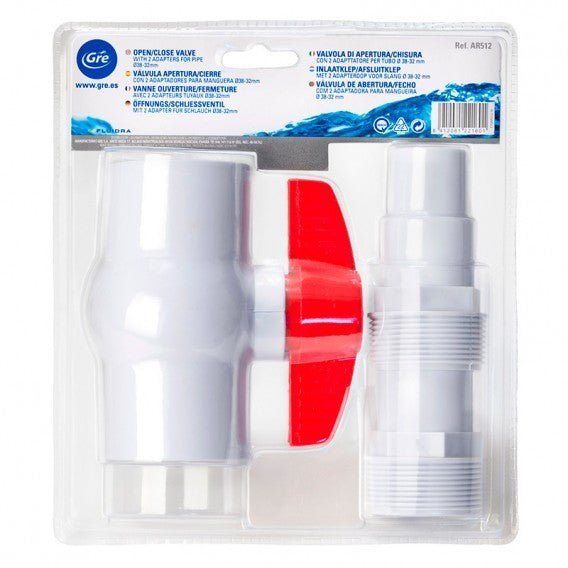 Gre - Válvula apertura/cierre 38 - 32 - BricoandPool