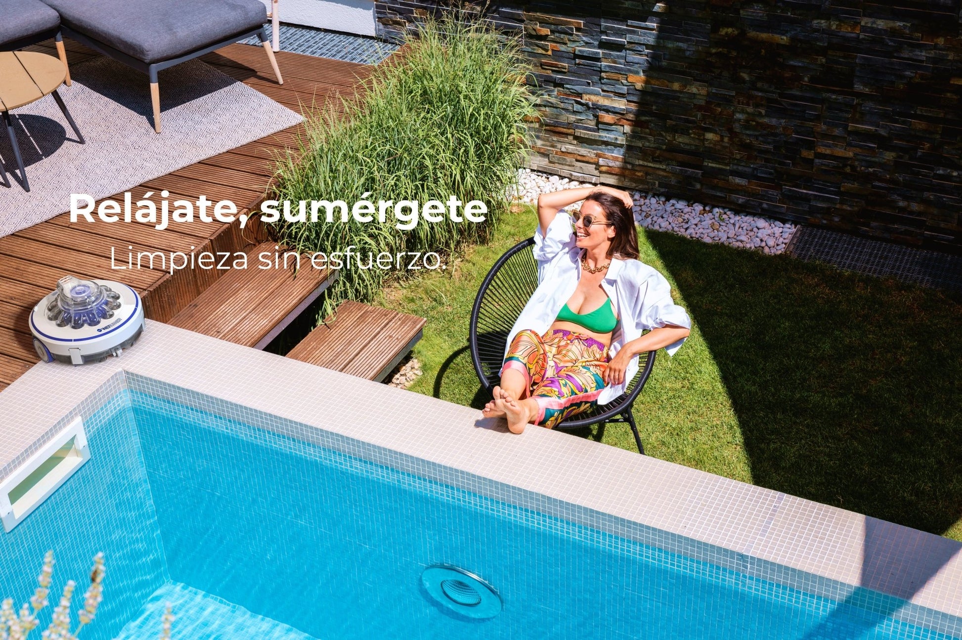 GRE - Wet Runner Limpiafondos piscina bateria sin cable RBR60 - BricoandPool