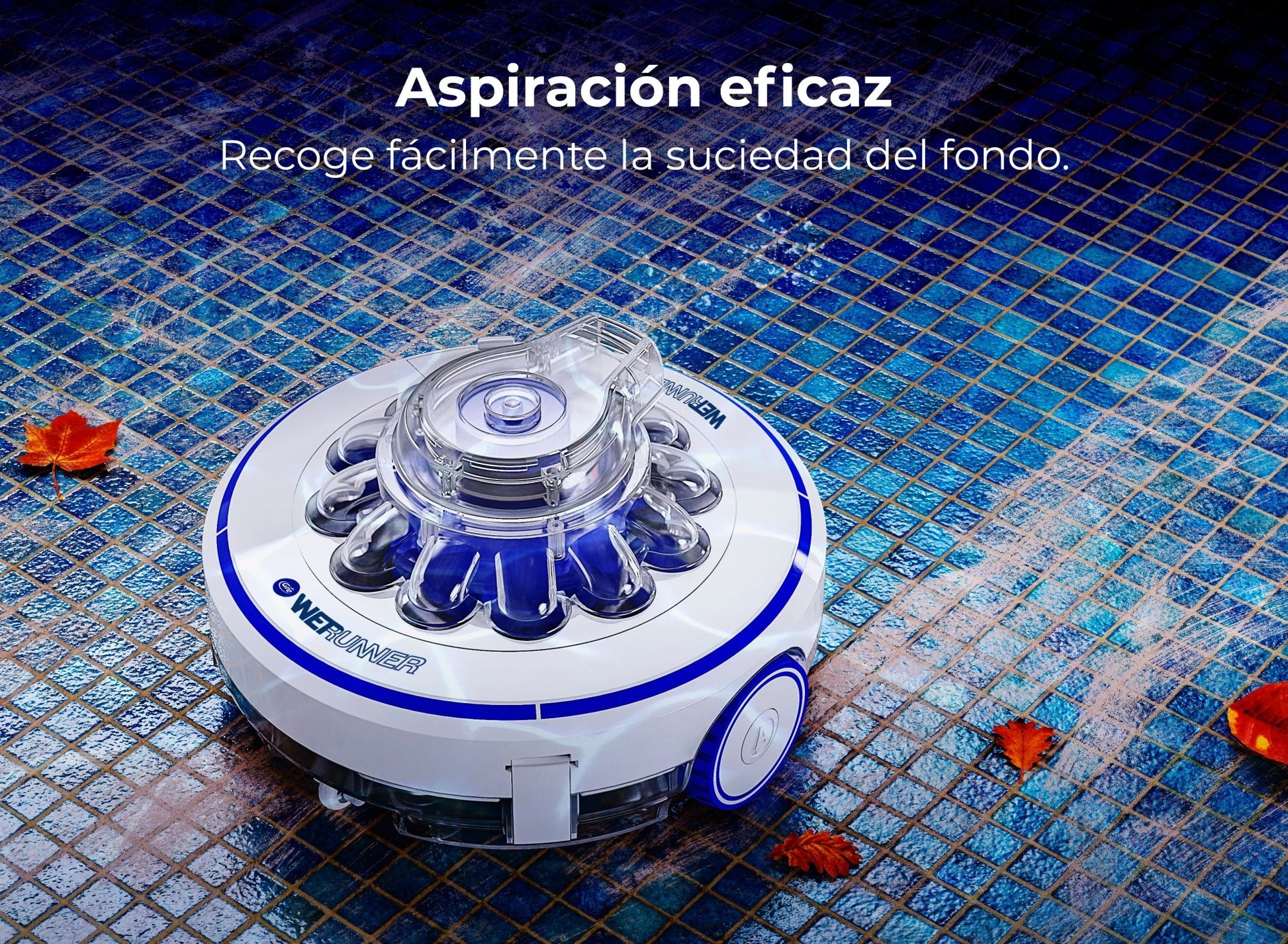 GRE - Wet Runner Limpiafondos piscina bateria sin cable RBR60 - BricoandPool