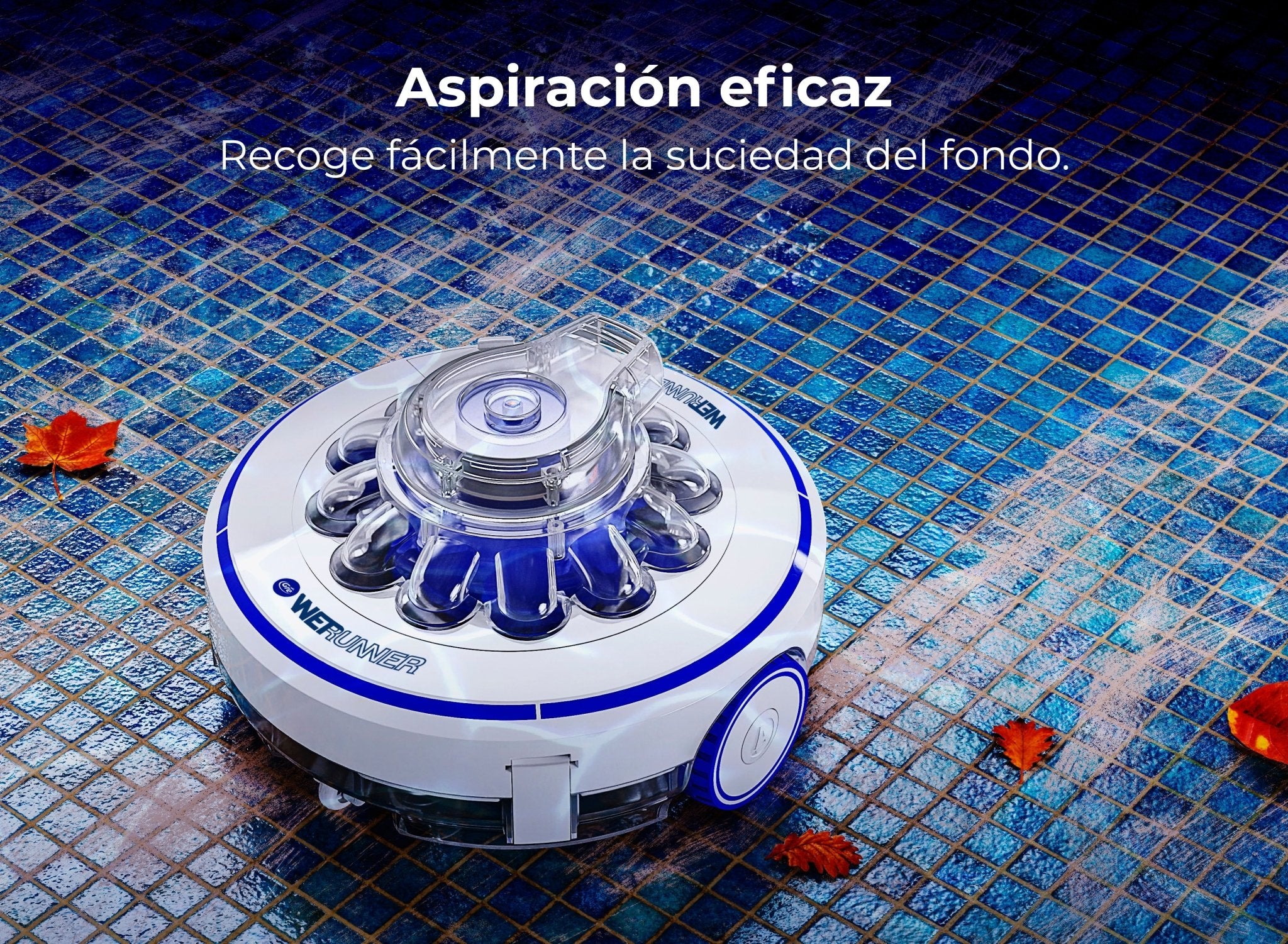GRE - Wet Runner Limpiafondos piscina bateria sin cable RBR60 - BricoandPool