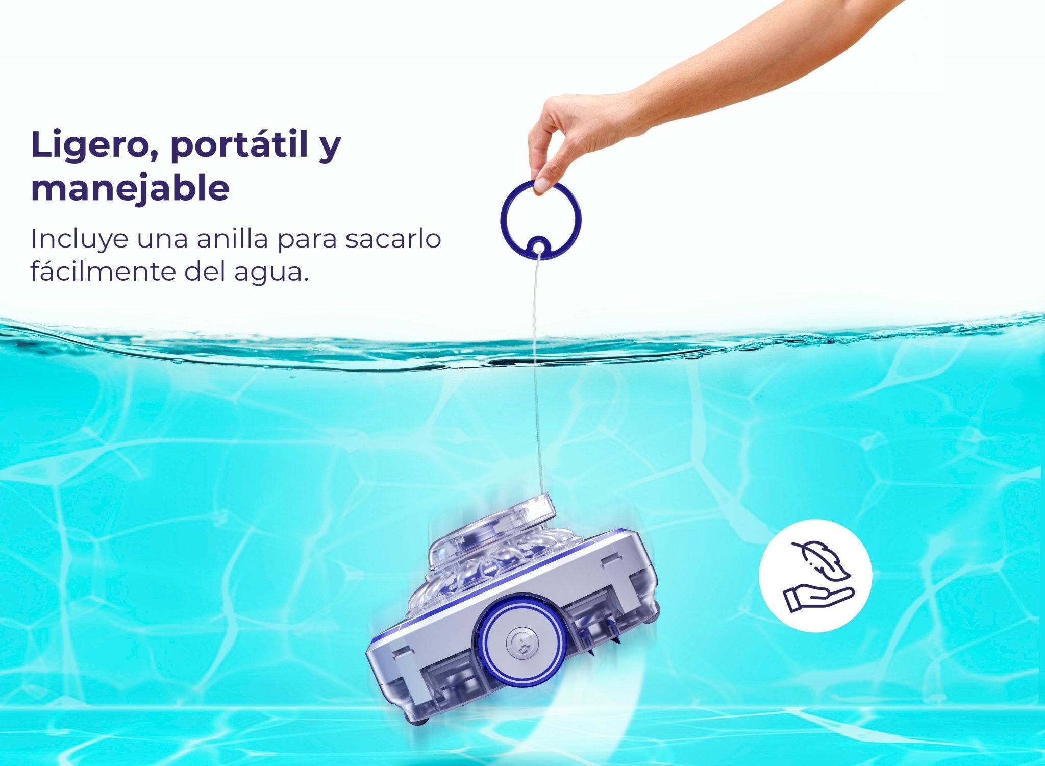 GRE - Wet Runner Limpiafondos piscina bateria sin cable RBR60 - BricoandPool