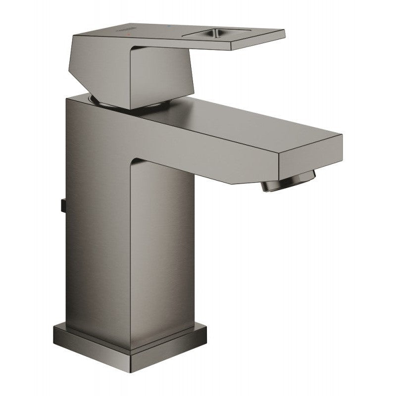 Grohe - Grifo de lavabo Eurocube con desagüe Hard Graphite cepillado