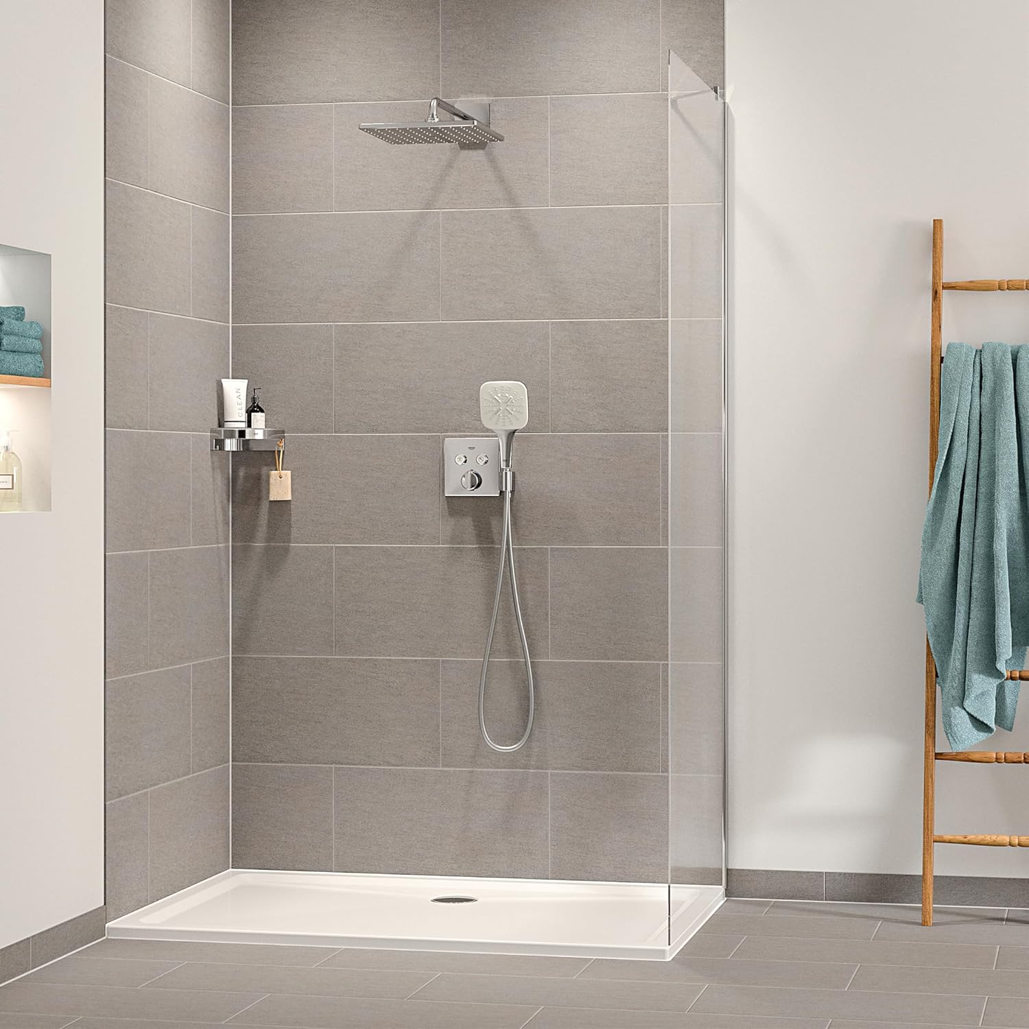 Grohe - Grohtherm SmartControl Conjunto Perfect shower con Rainshower Mono 310 Cube - BricoandPool