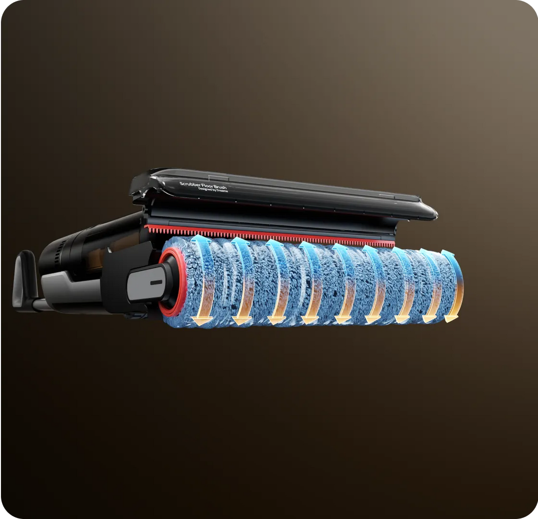 3. Cepillo esponjoso y cubierta del cepillo brillante