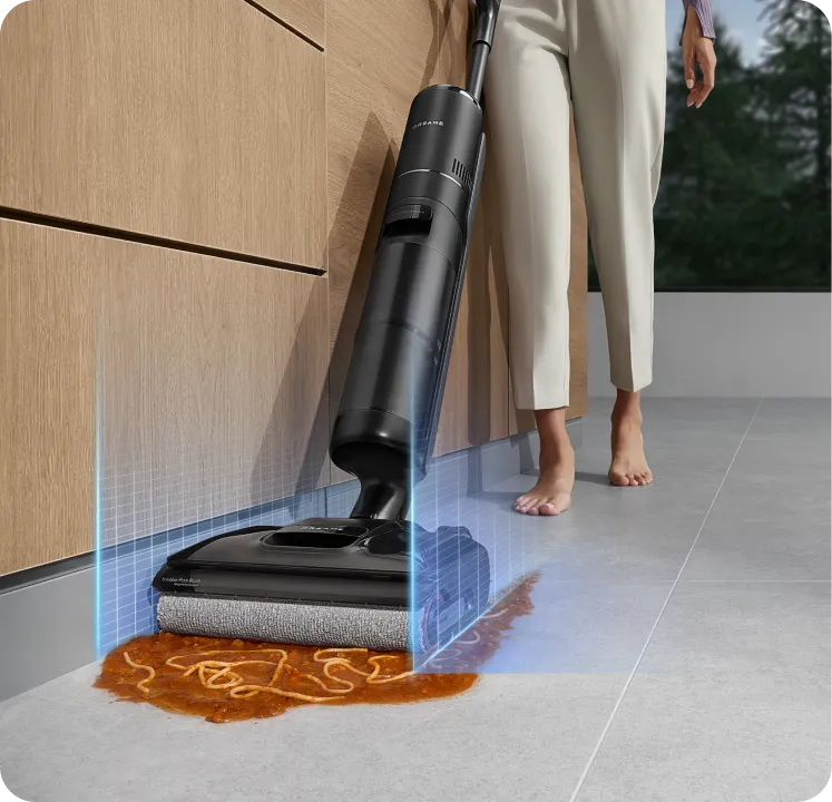 Debajo de las puertas del armario