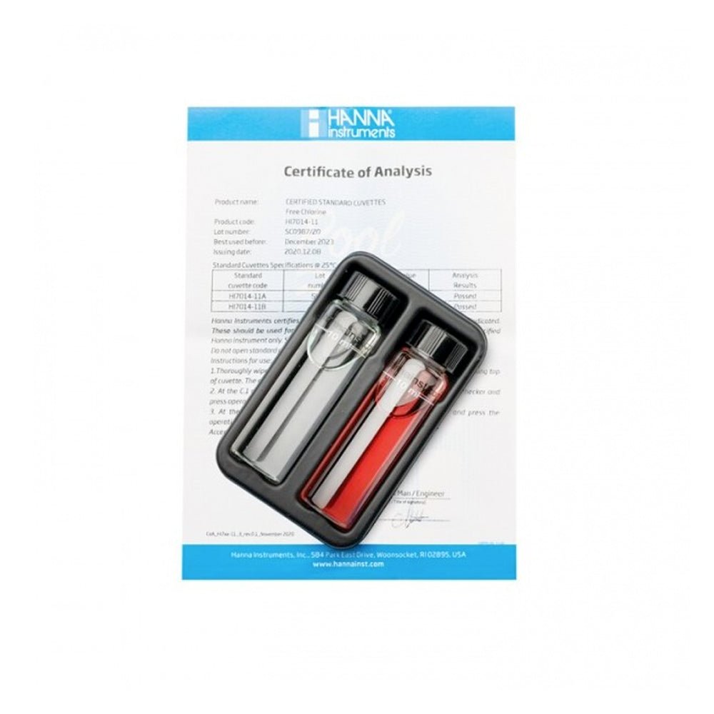 Hanna - Patrones para minifotómetros - BricoandPool