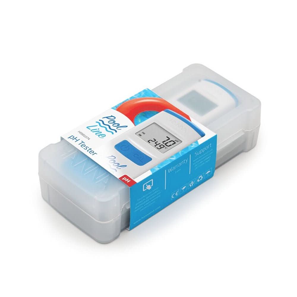 Hanna - Tester pH/Tª Pool Line resolución 0,1 pH HI981074 - BricoandPool