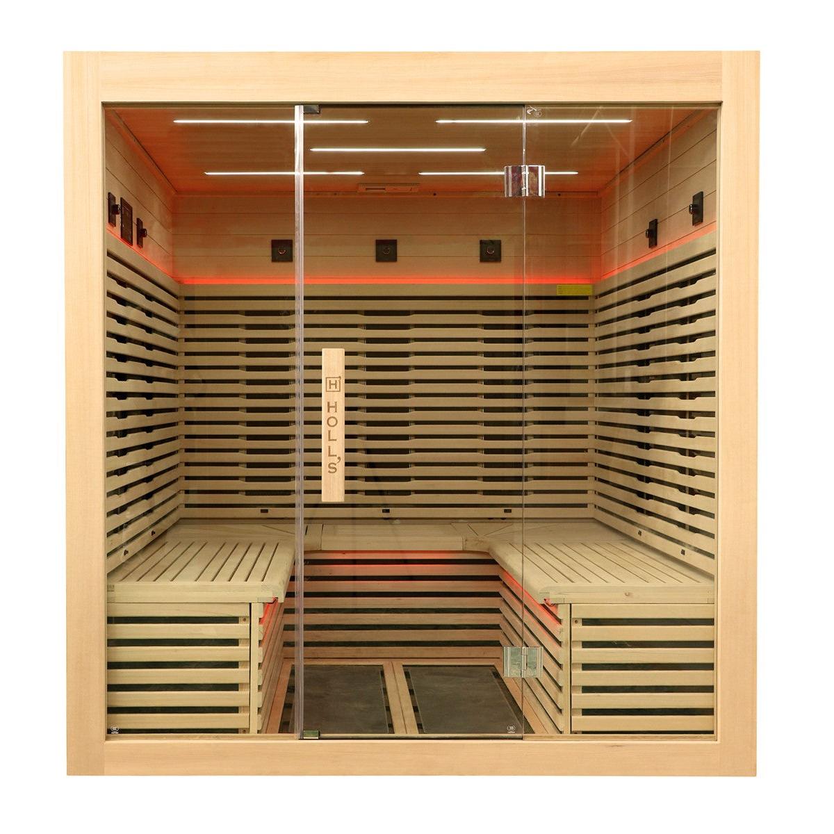 Holl's - Sauna de infrarrojos Canopée de 6 plazas - BricoandPool