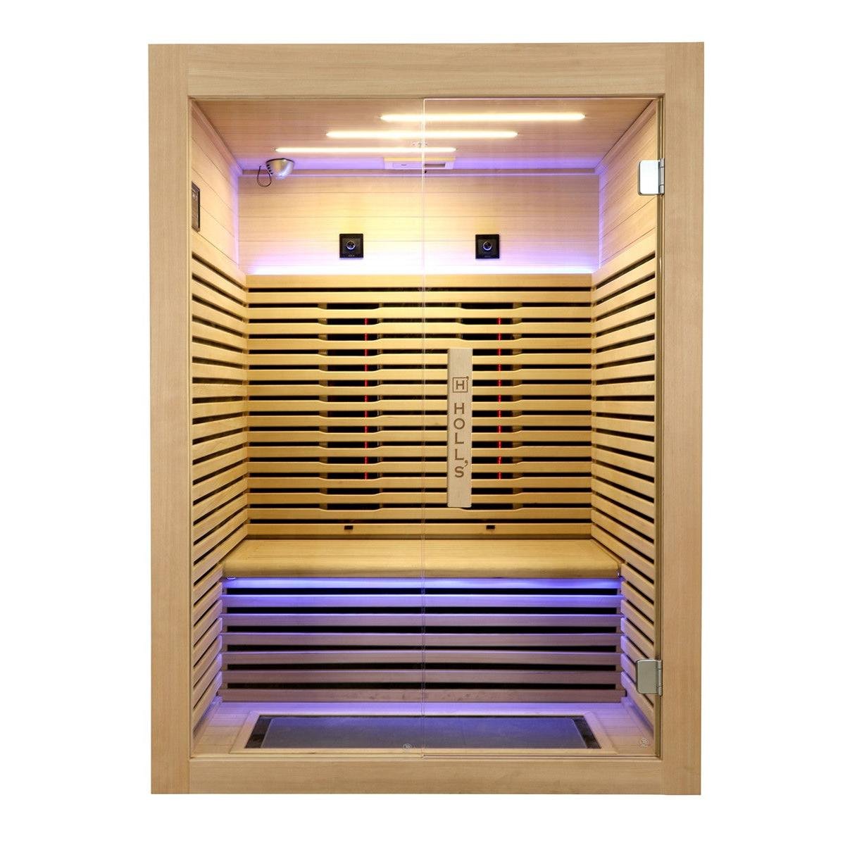 Holl's - Sauna de infrarrojos de 2 plazas Canopée - BricoandPool
