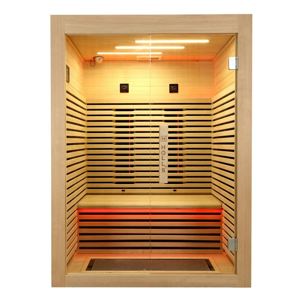 Holl's - Sauna de infrarrojos de 2 plazas Canopée - BricoandPool