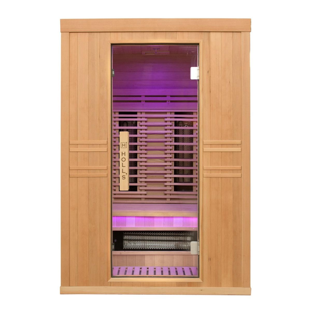 Holl's - Sauna de infrarrojos PureWave EVO - Abeto Canadiense 2021 - BricoandPool