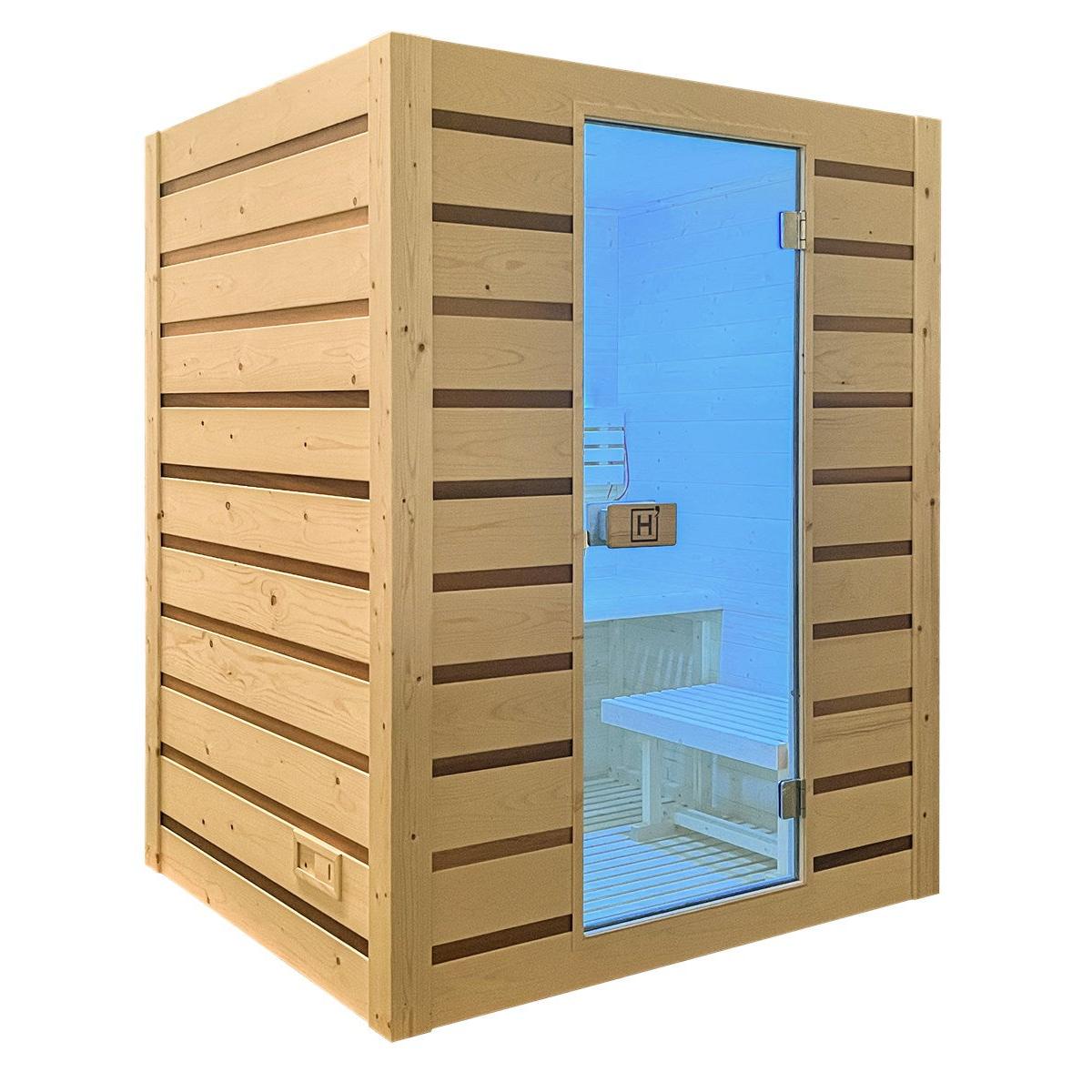 Holl's - Sauna Finlandesa Eccolo de 2 plazas - BricoandPool