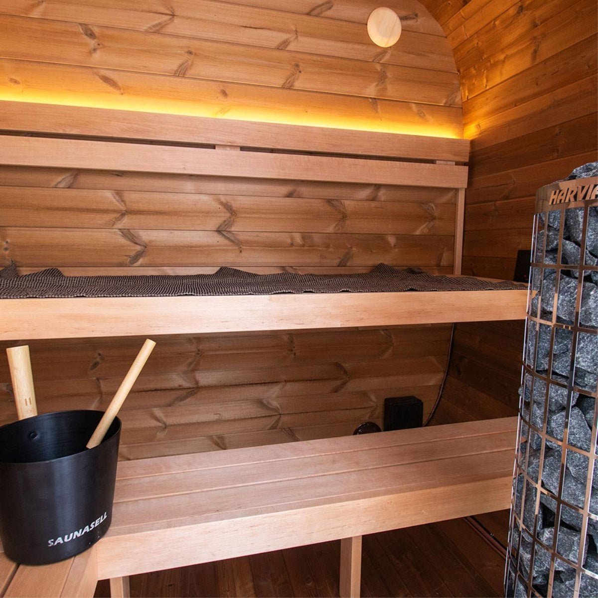 Holl's - Sauna Onyxia Cube Thermowood - BricoandPool