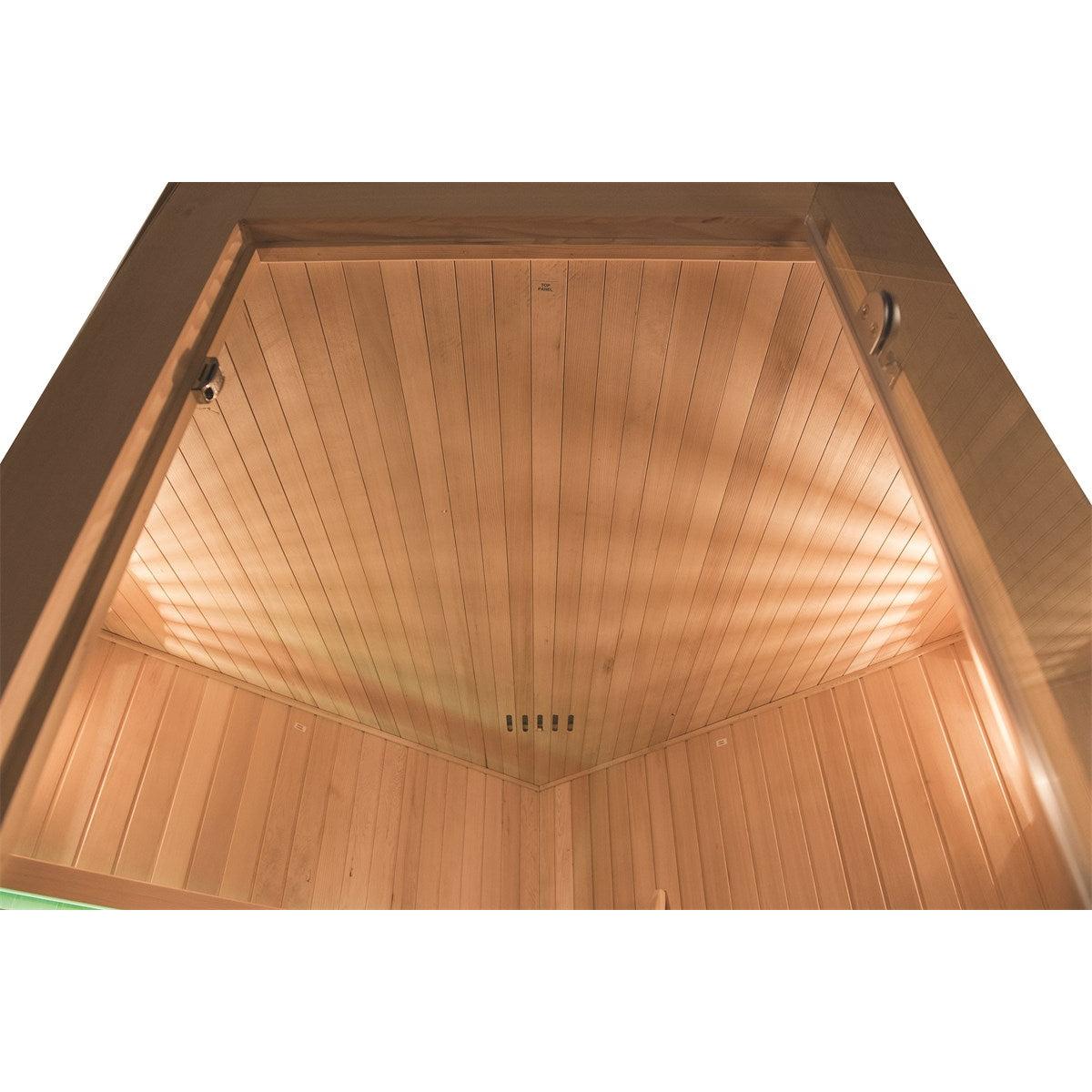 Holl's - Sauna veneciana angular de 3/4 plazas - BricoandPool
