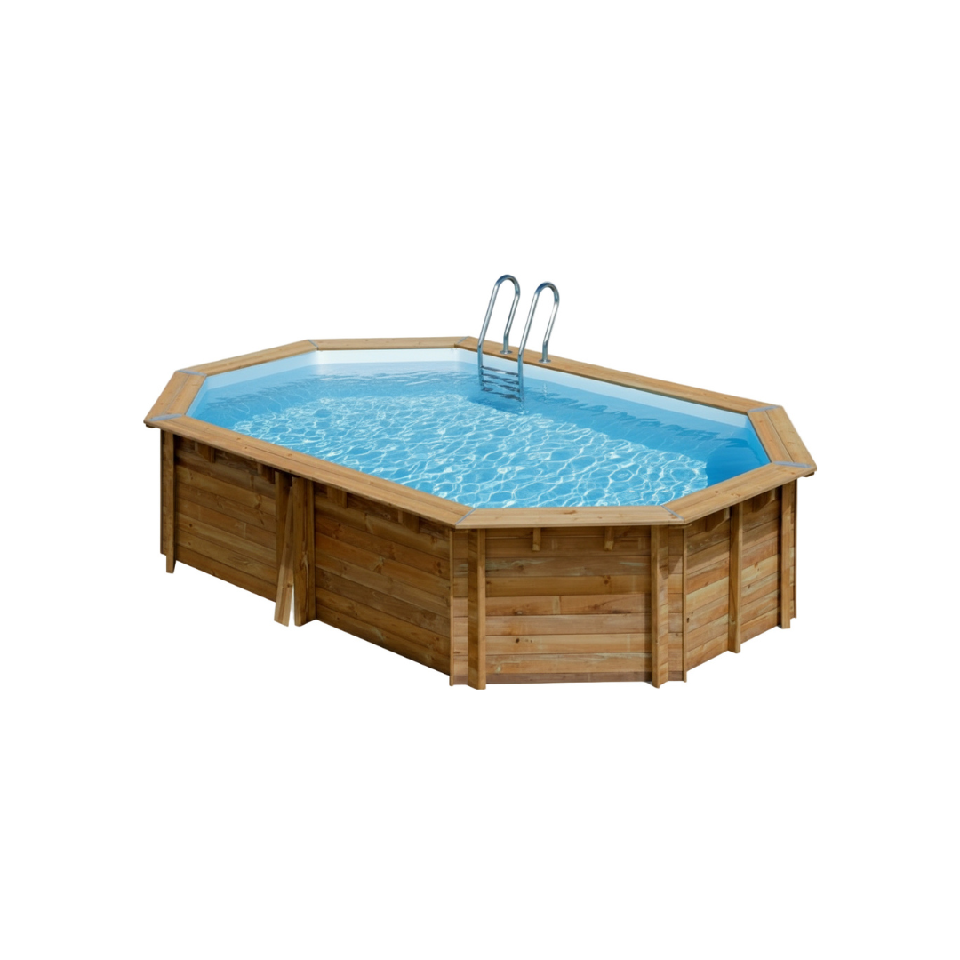 Gre - Piscina de madera Sunbay Avocado 656x456x131
