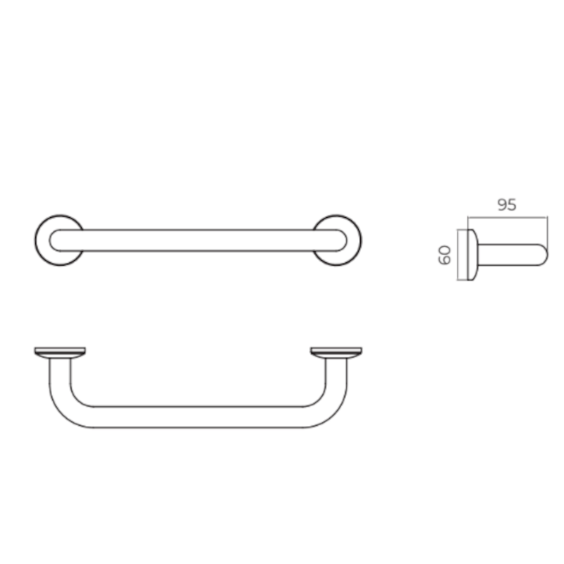 Imex - Asa de ducha cromo - BricoandPool