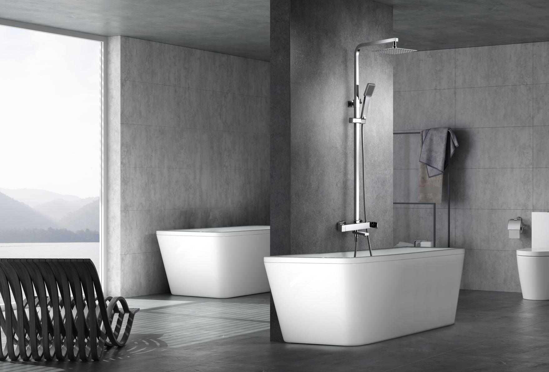 Imex - Conjunto de bañera monomando Fiyi - BricoandPool