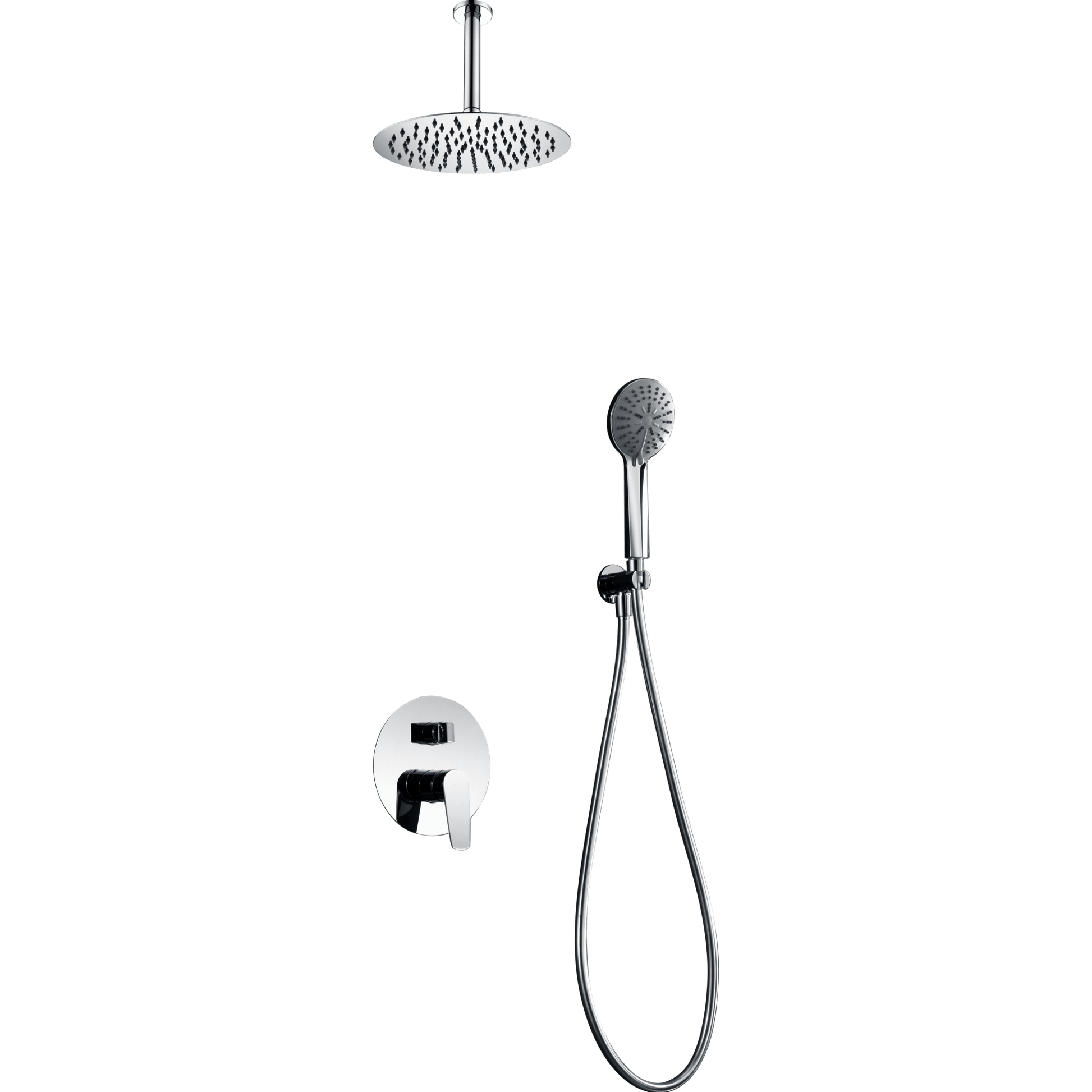 Imex - Conjunto de ducha empotrado monomando Bruselas - BricoandPool