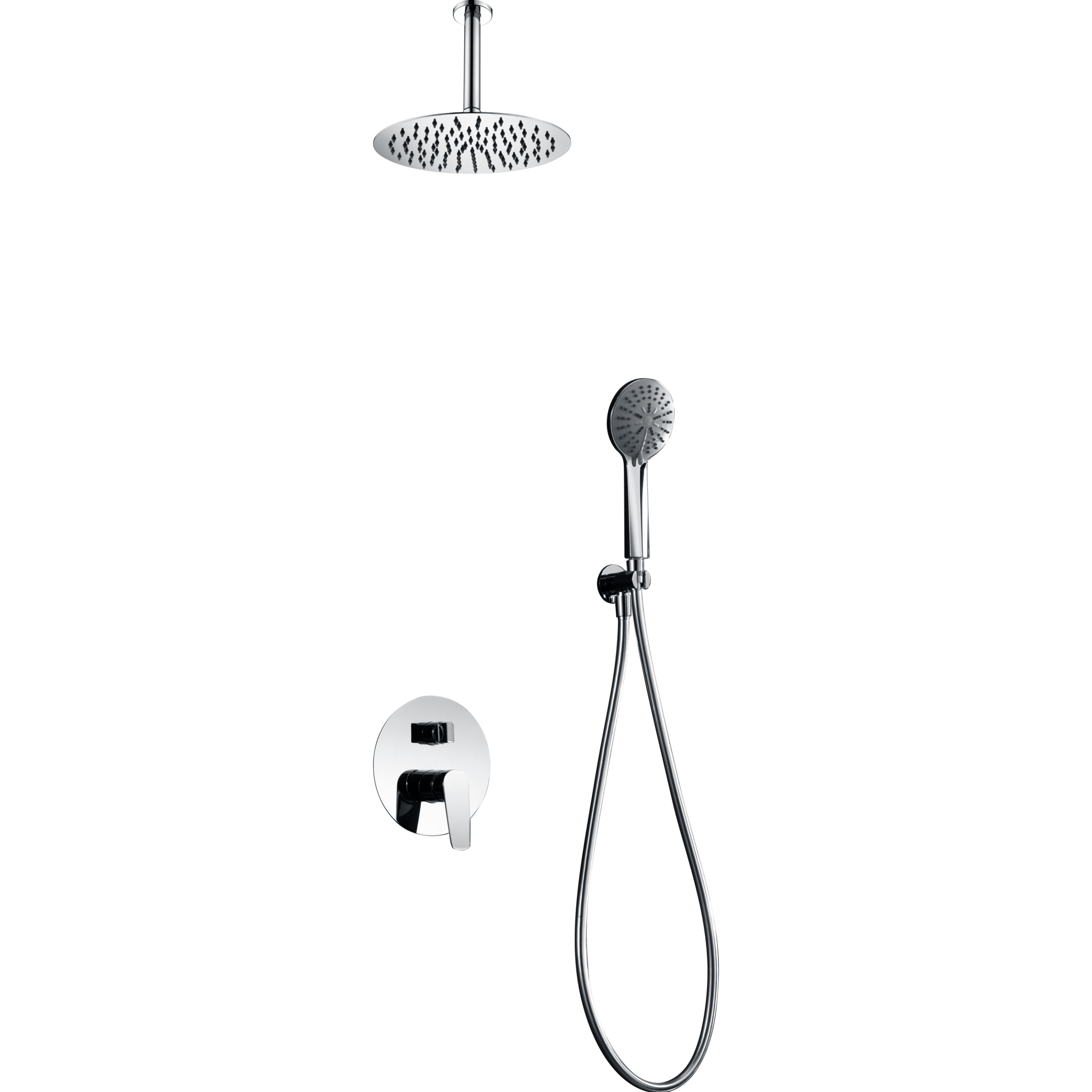 Imex - Conjunto de ducha empotrado monomando Bruselas - BricoandPool