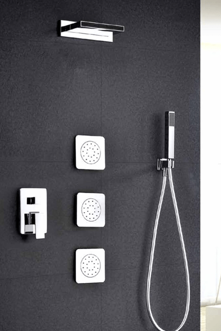 Imex - Conjunto de ducha empotrado monomando Formentera - BricoandPool