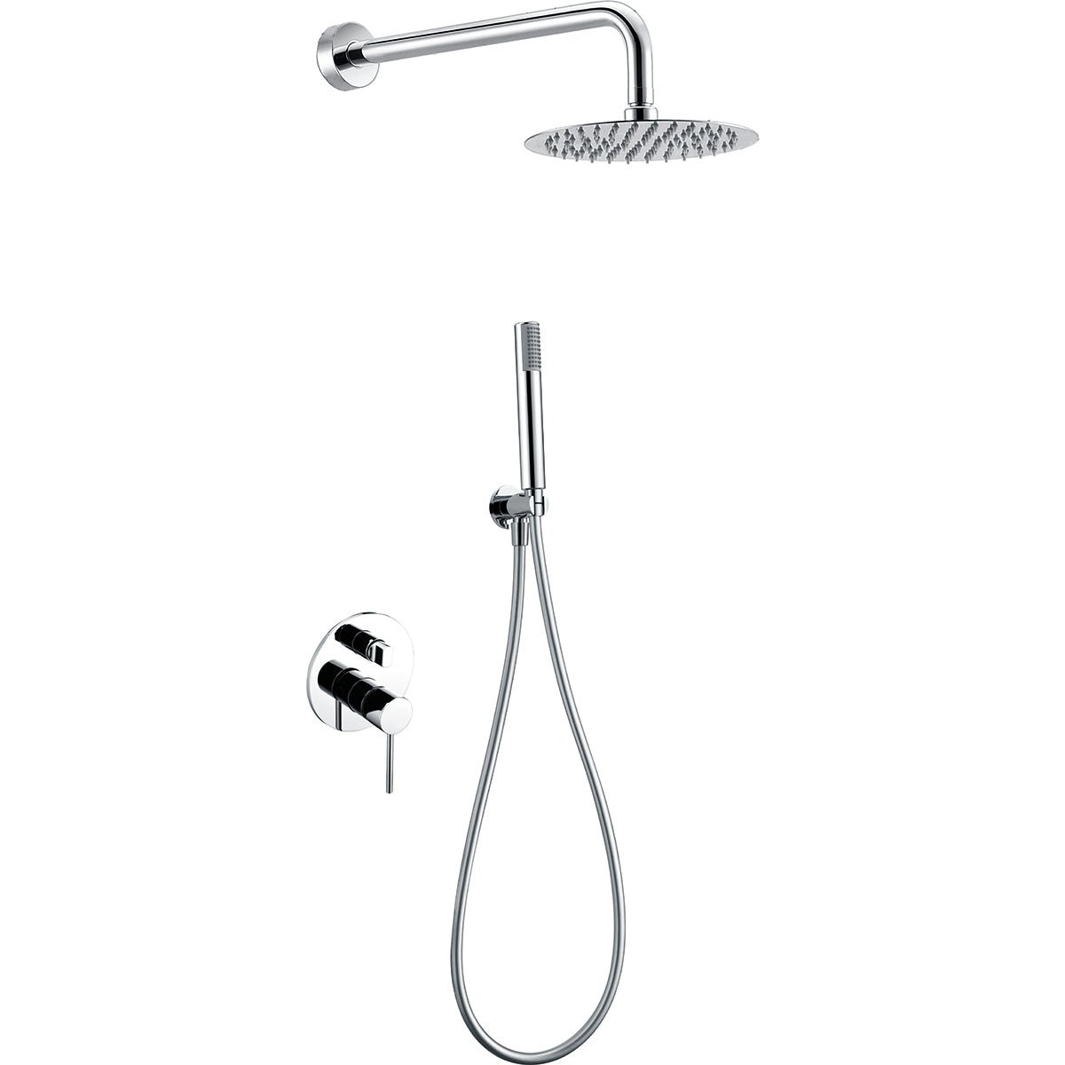 Imex - Conjunto de ducha empotrado monomando Milos - BricoandPool