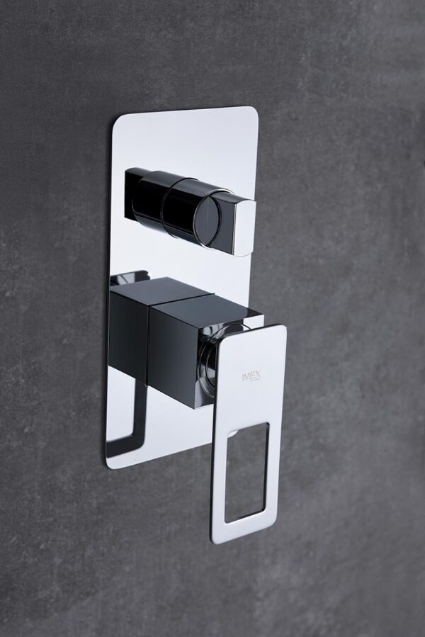 Imex - Conjunto de ducha empotrado monomando Suecia - BricoandPool