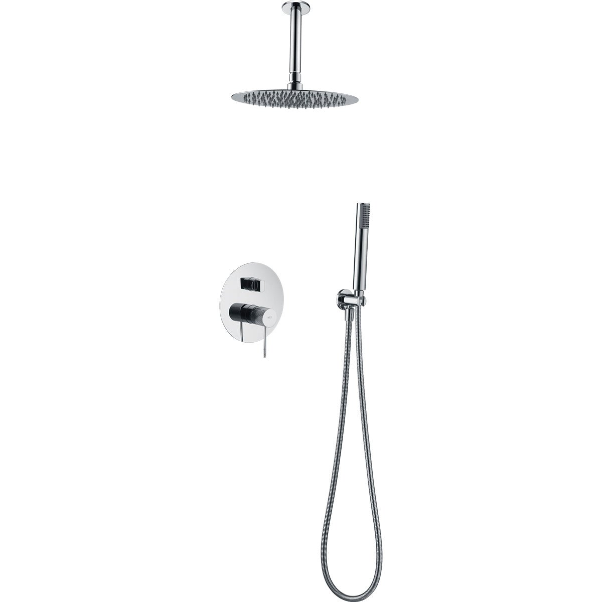 Imex - Conjunto de ducha empotrado monomando Top - BricoandPool