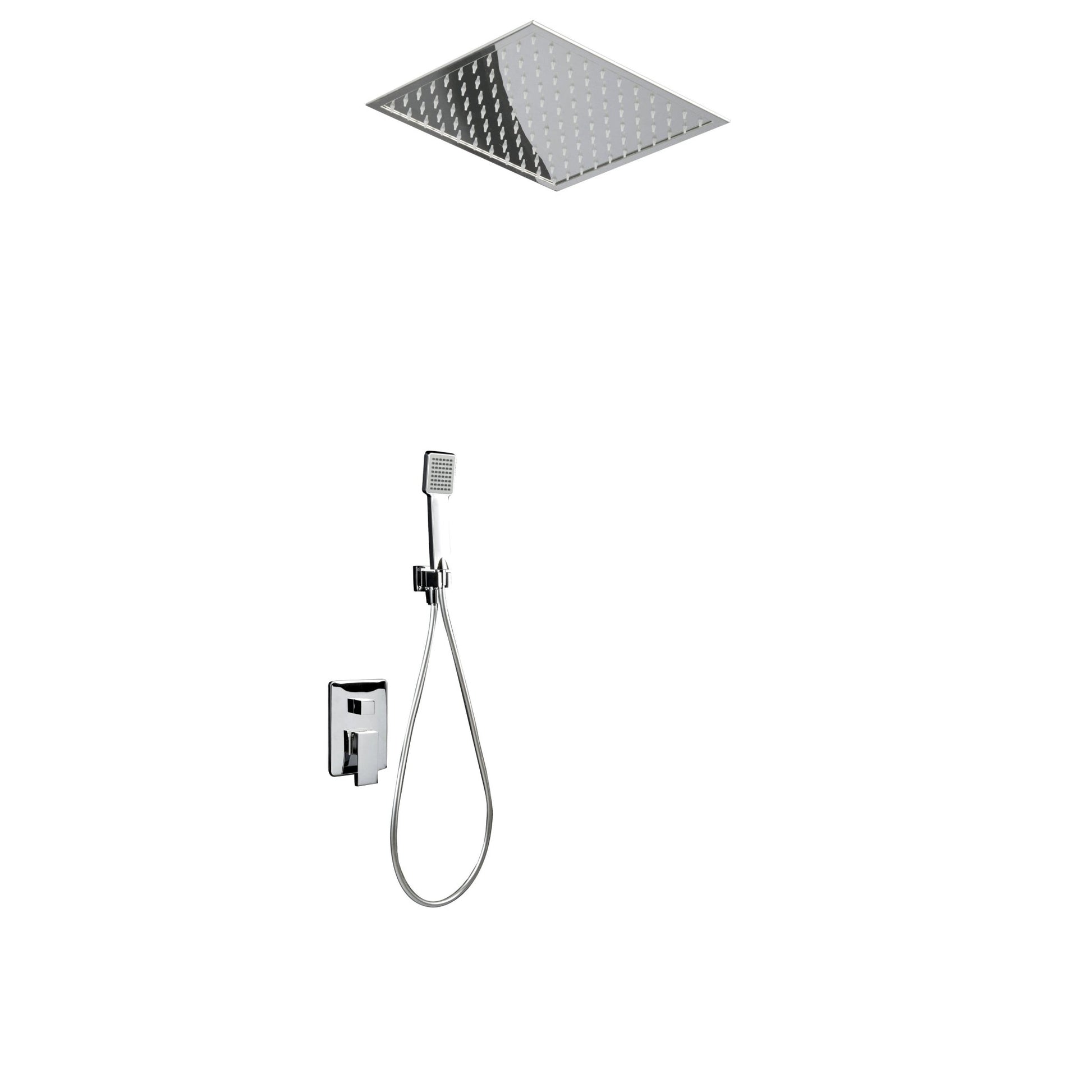 Imex - Conjunto de ducha empotrado monomando Volga - BricoandPool