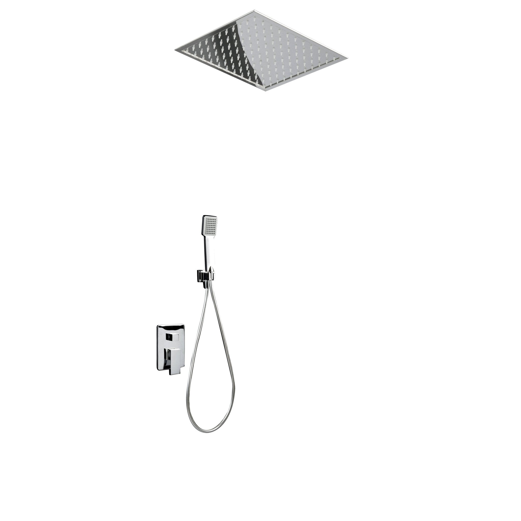 Imex - Conjunto de ducha empotrado monomando Volga - BricoandPool