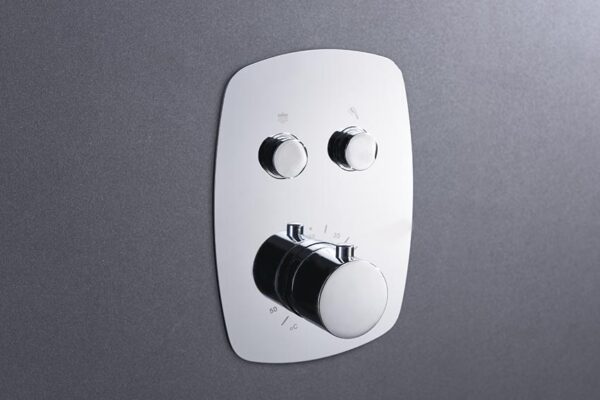 Imex - Conjunto de ducha empotrado termostático Hidra - BricoandPool