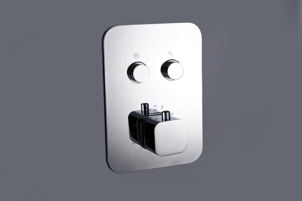 Imex - Conjunto de ducha empotrado termostático Madeira - BricoandPool