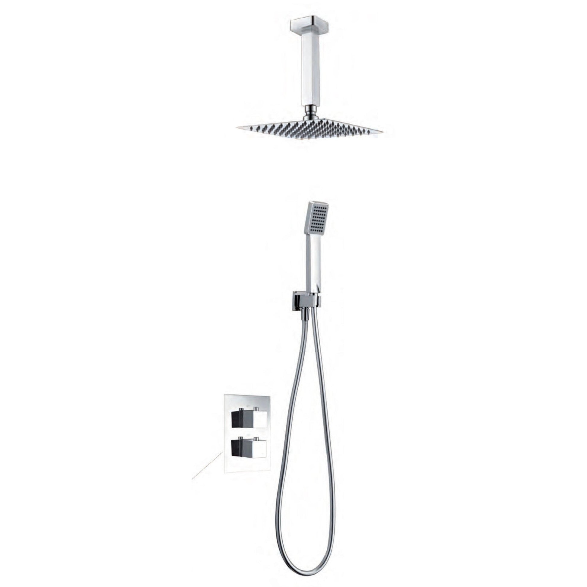 Imex - Conjunto de ducha empotrado termostático Ons - BricoandPool