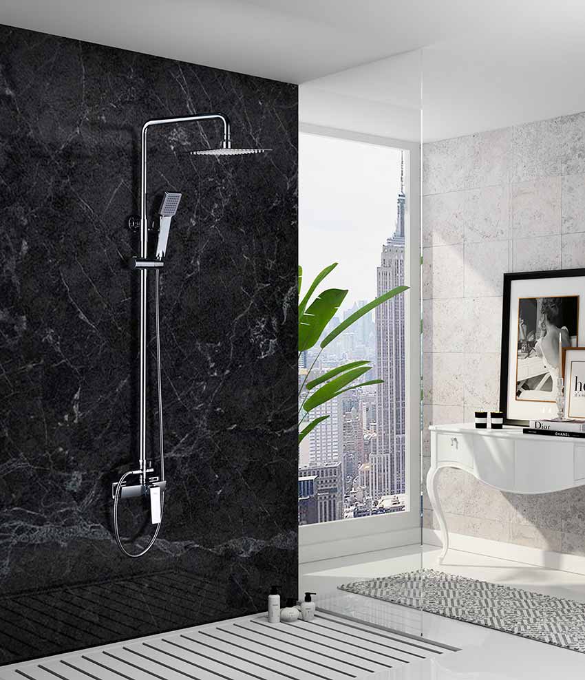 Imex - Conjunto de ducha monomando Art - BricoandPool