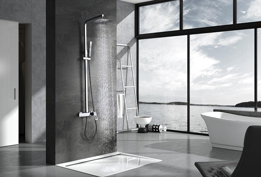 Imex - Conjunto de ducha monomando Suecia - BricoandPool