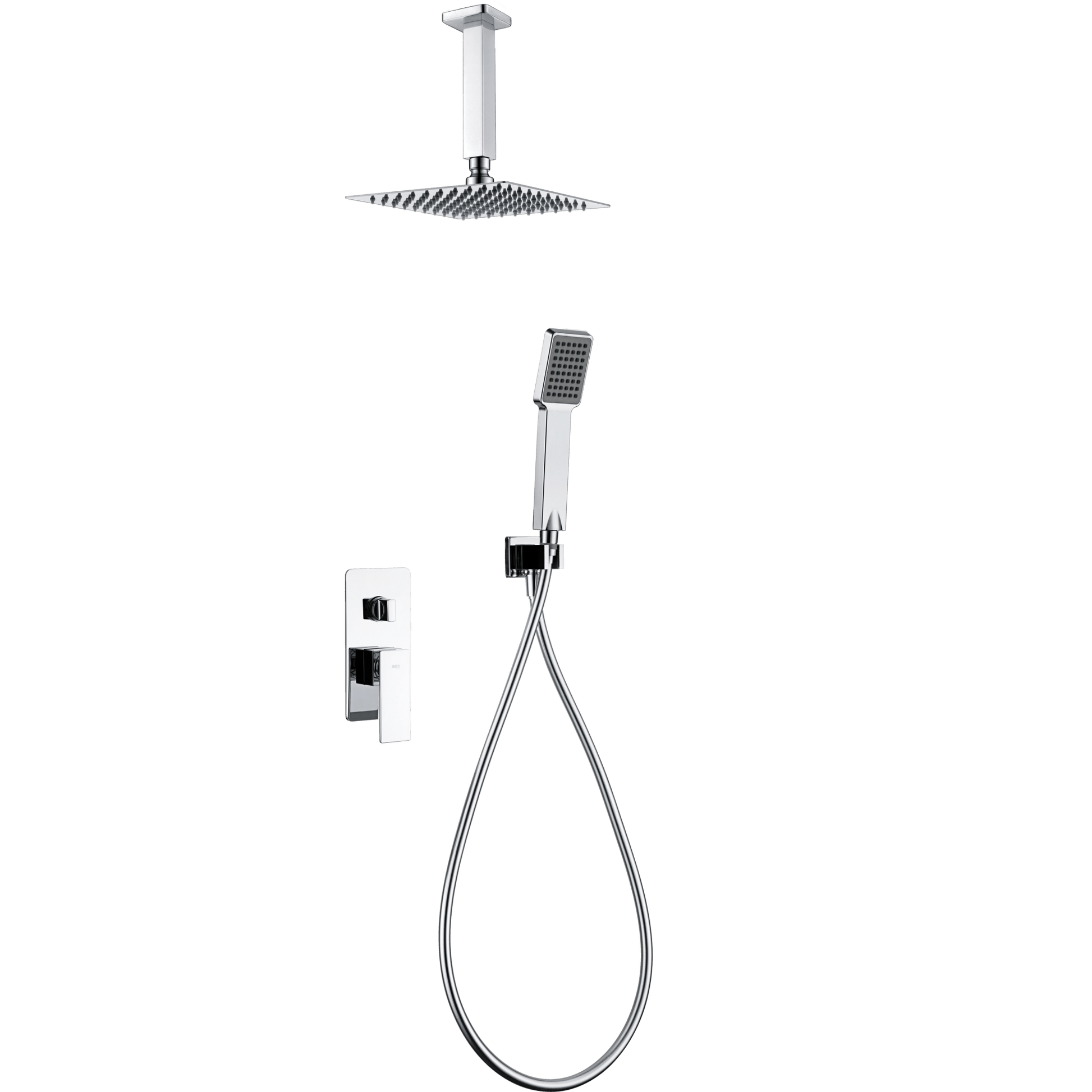 Imex - Conjunto ducha monomando empotrado Catania - BricoandPool