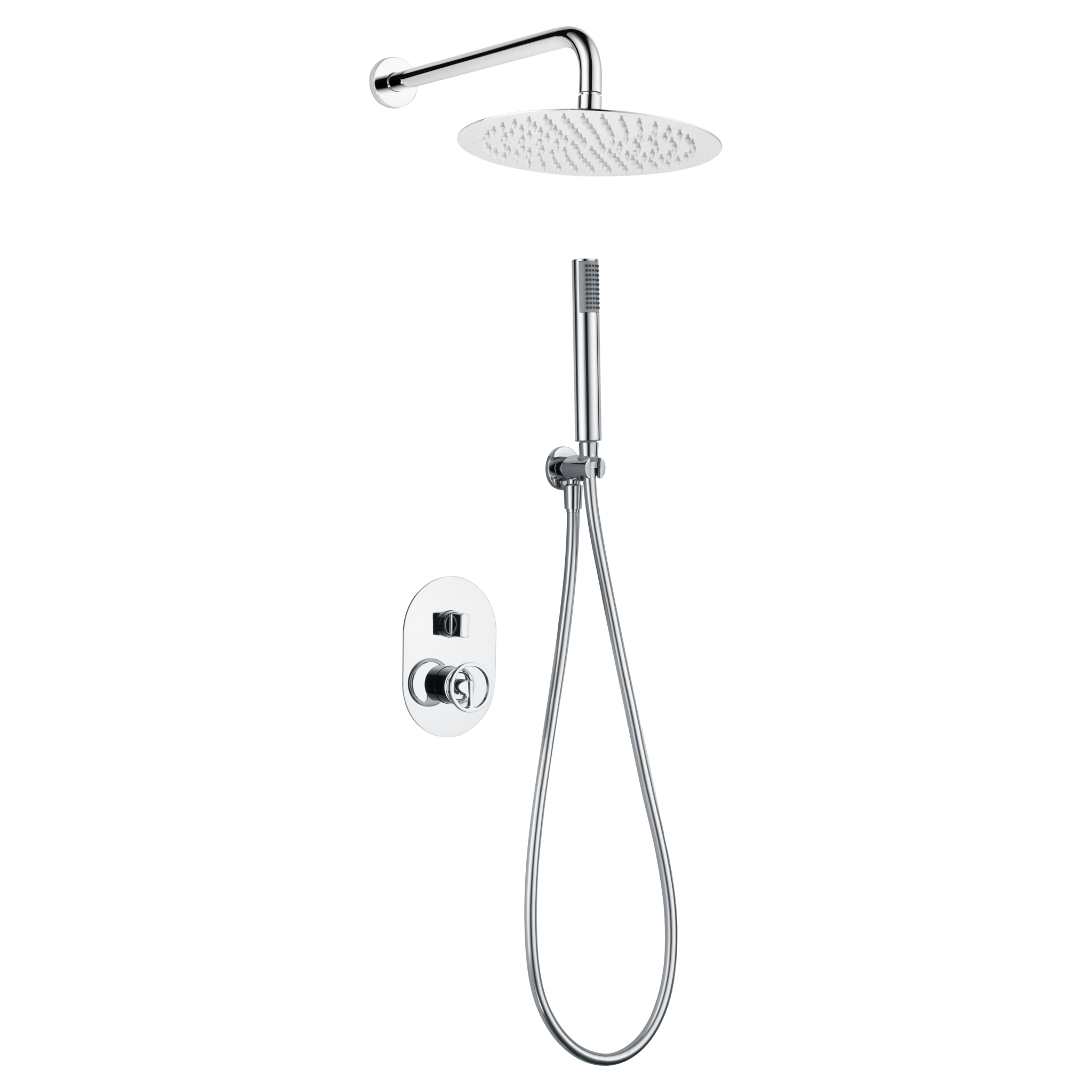 Imex - Conjunto ducha monomando empotrado Olimpo - BricoandPool