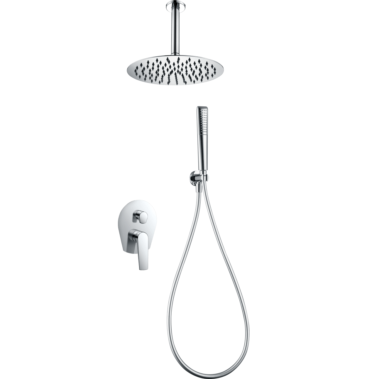 Imex - Conjunto ducha monomando empotrado Paros - BricoandPool