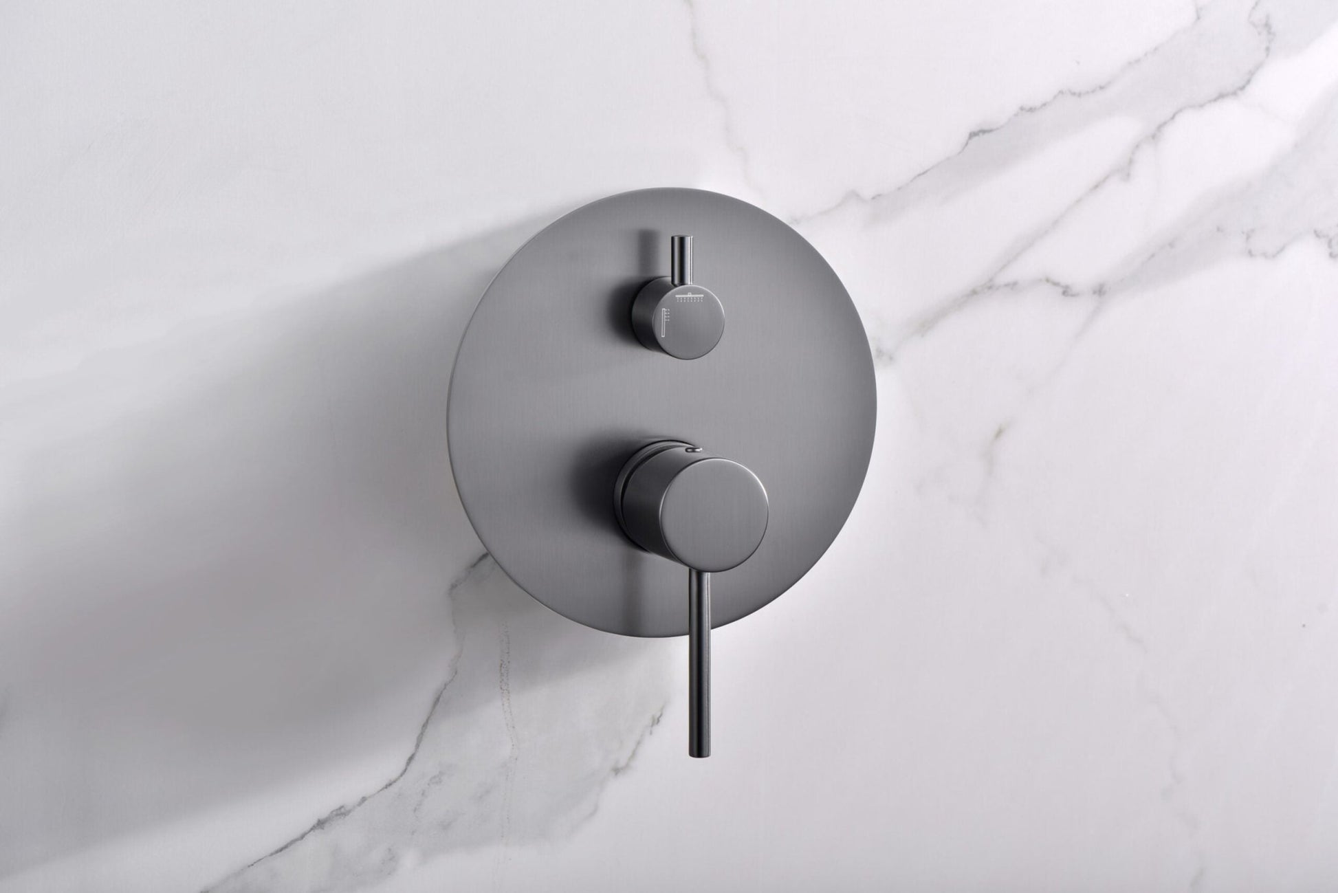 Imex - Conjunto ducha monomando empotrado Tívoli black gun metal - BricoandPool