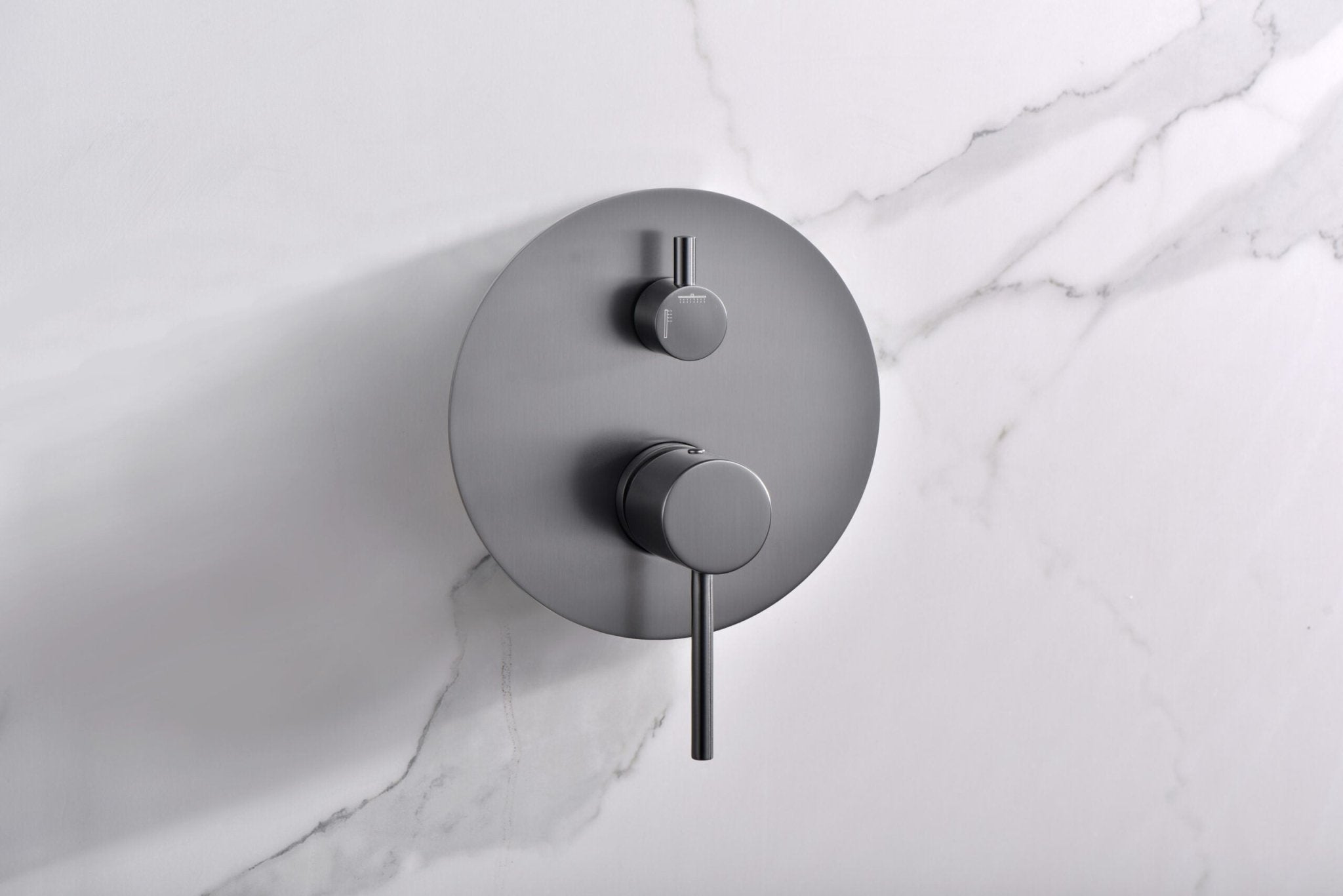 Imex - Conjunto ducha monomando empotrado Tívoli black gun metal - BricoandPool