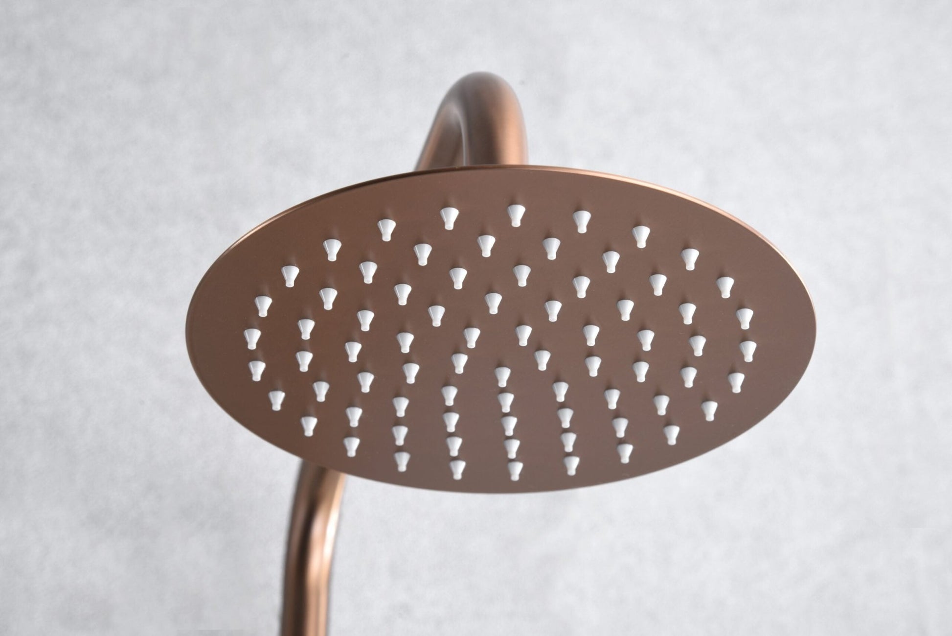 Imex - Conjunto ducha monomando Line oro rosa cepillado - BricoandPool