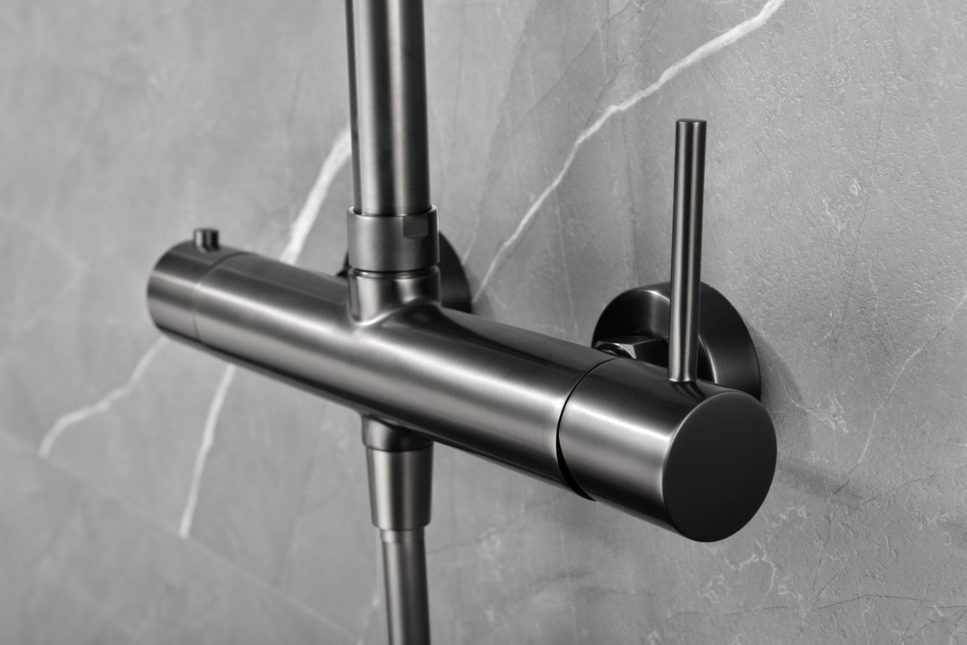 Imex - Conjunto ducha monomando Monza black gun metal - BricoandPool