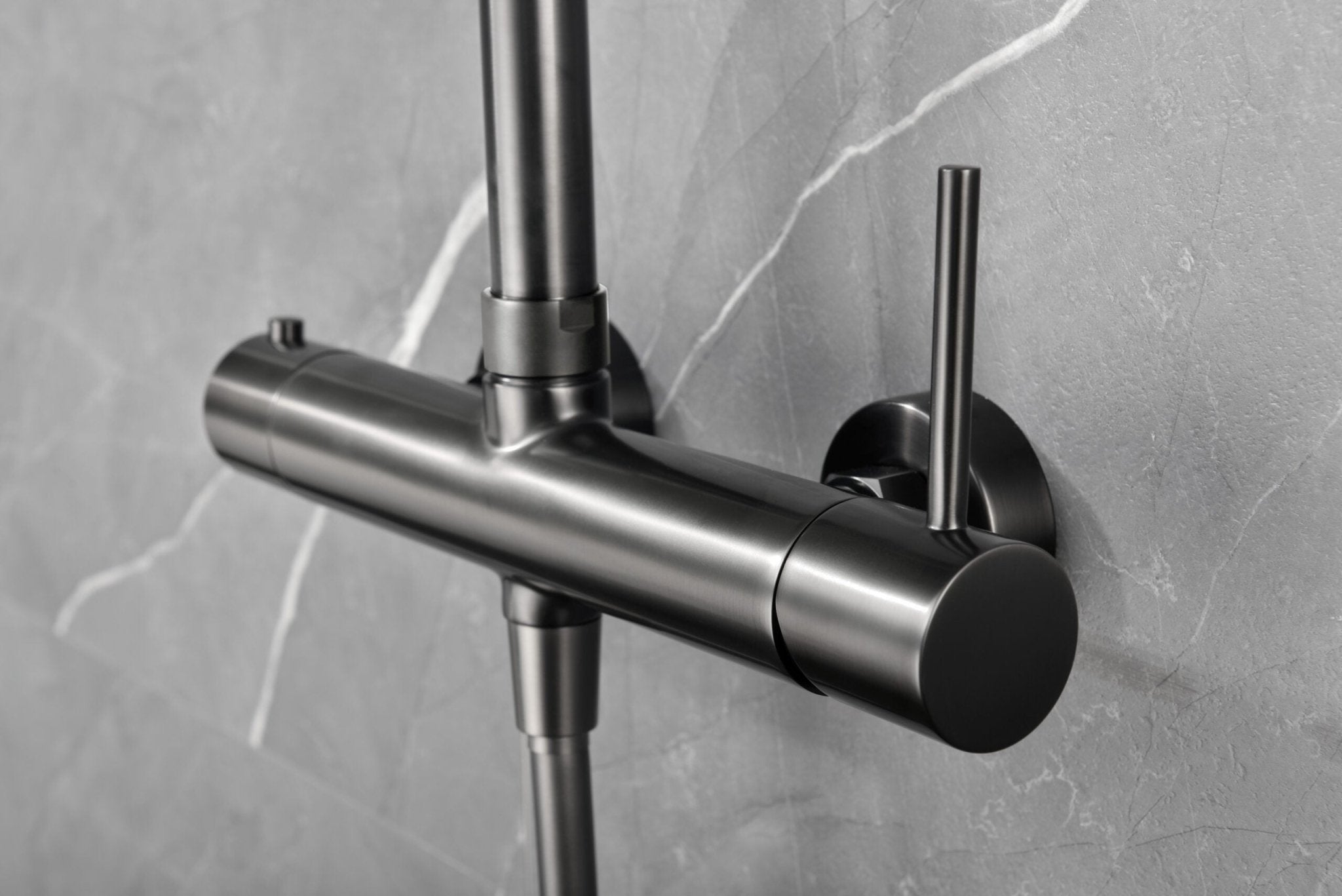 Imex - Conjunto ducha monomando Monza black gun metal - BricoandPool