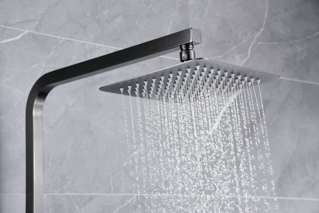 Imex - Conjunto ducha monomando Pisa black gun metal - BricoandPool