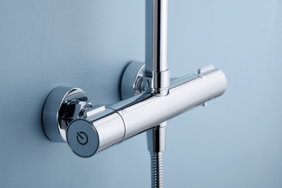 Imex - Conjunto ducha termostático Eco - Kent - BricoandPool