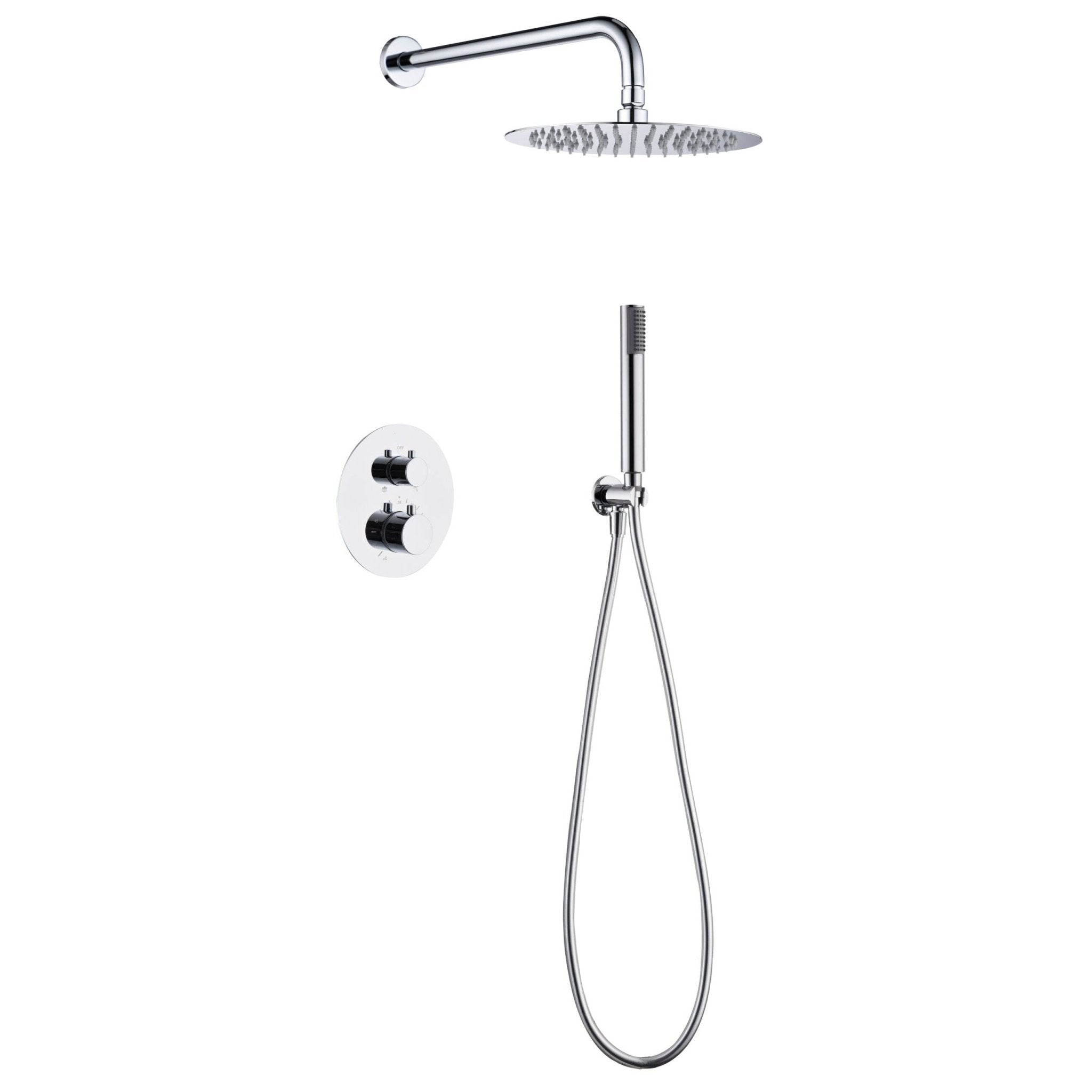 Imex - Conjunto ducha termostatico empotrado Monza - BricoandPool