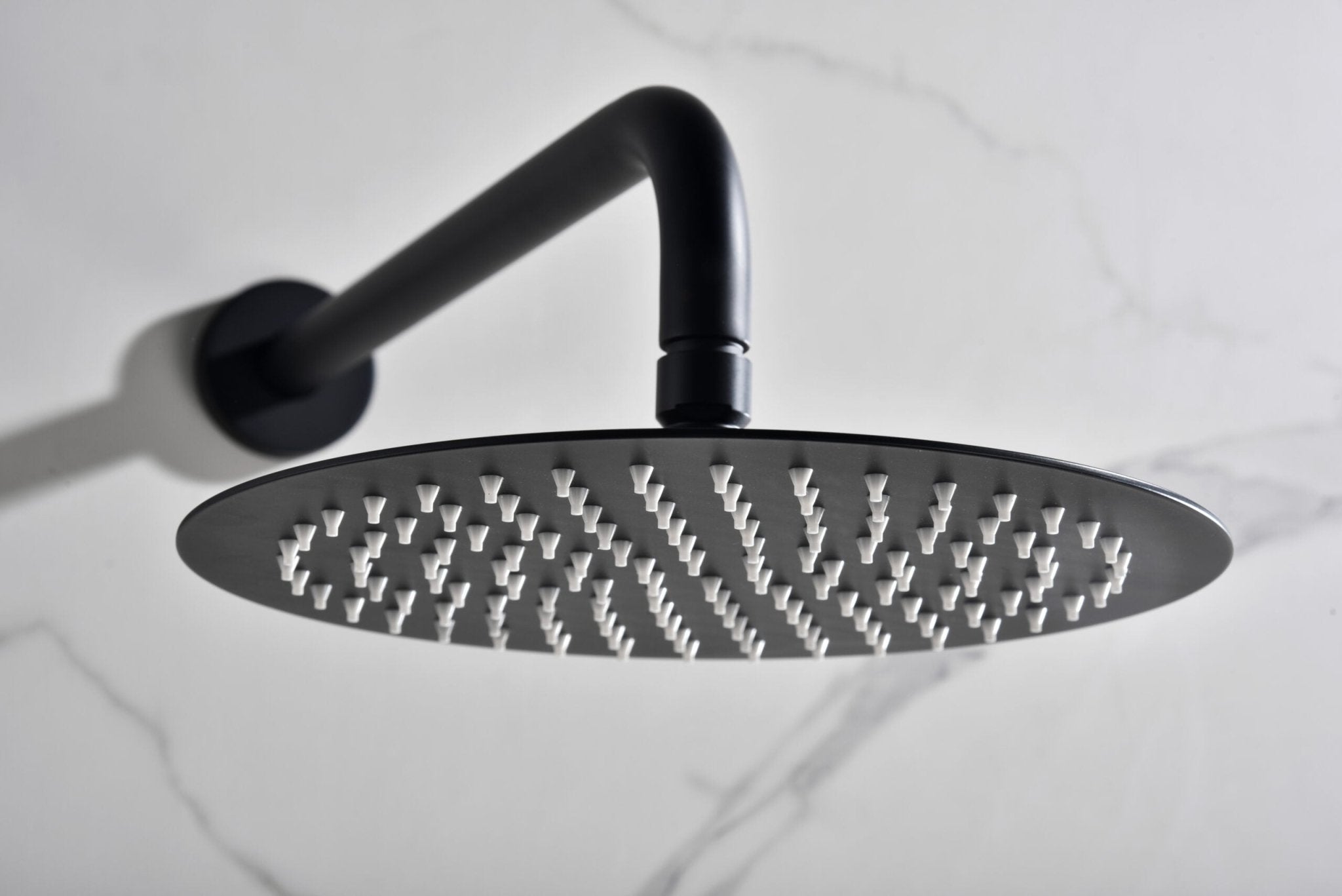 Imex - Conjunto ducha termostatico empotrado Monza negro mate - BricoandPool